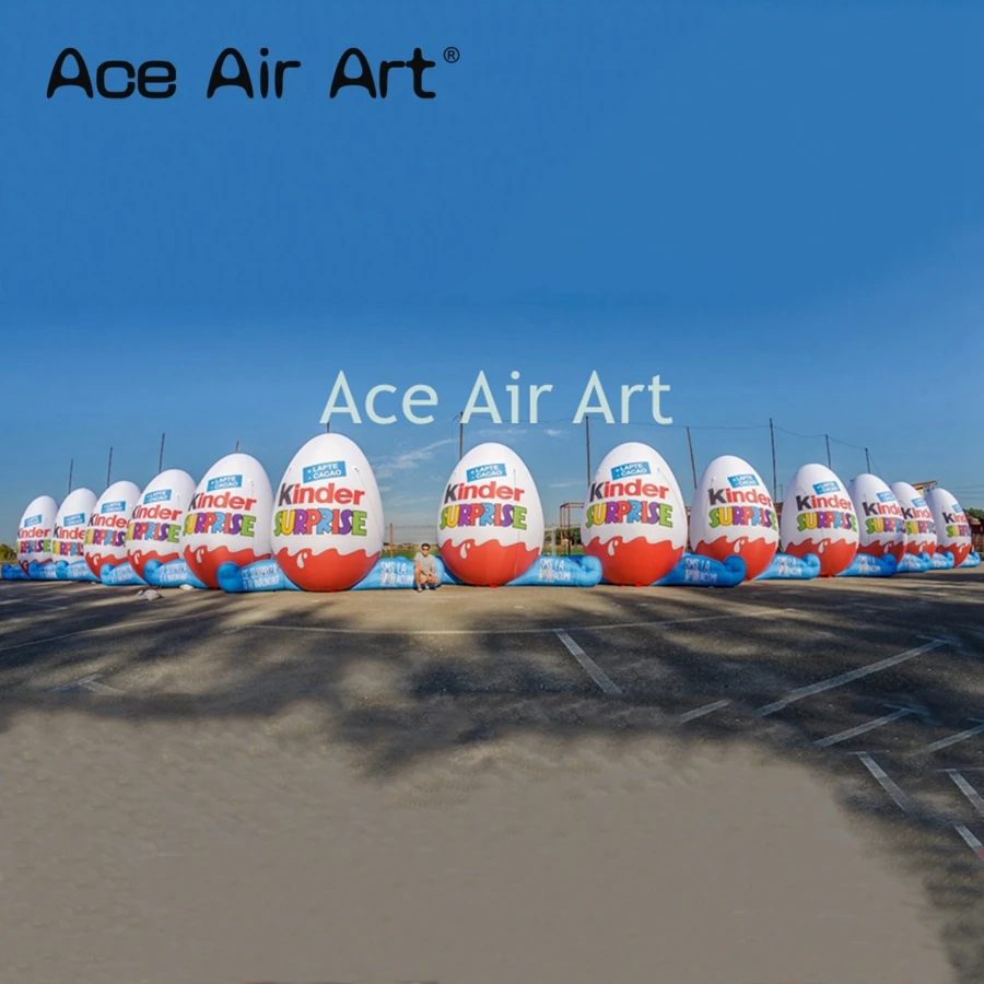 Factory Directly 8ft/10ft/13ft Inflatable Cute Egg With Air Blower For Advertising/Decoration Made By Ace Air Art