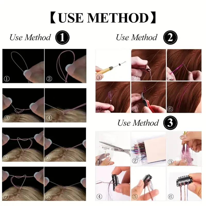 90 cm Sparkle Synthetisch Haar Klatergoud Laser Goud Glanzend Metallic Draad Meerkleurige Kleuren Glitter Fee Haaraccessoires Perfect