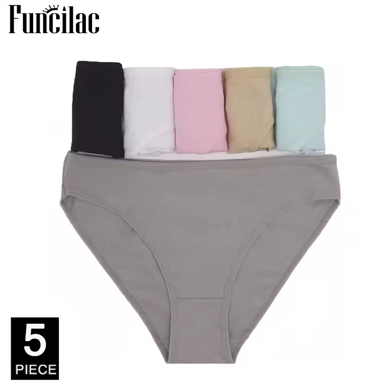 Women's cotton panties Girl Briefs Ms. cotton underwear bikini underwear sexy Ladies Briefs Free shipping 5 Pcs/set - Image 8