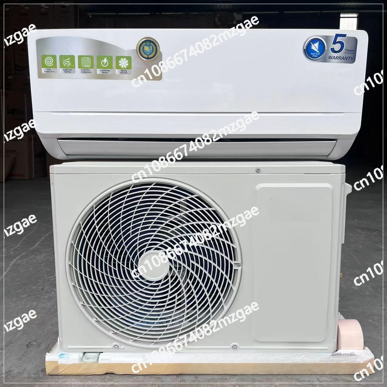 Air conditioner export English version 1hp 1.5hp 2hp fixed variable frequency split air conditioner