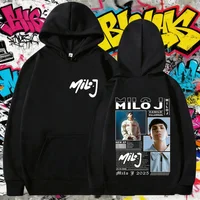 2025 Otoño e Invierno rapero Milo J Camilo Villarruel álbum hombres mujeres moda Otoño/Invierno sudaderas de gran tamaño ropa de calle
