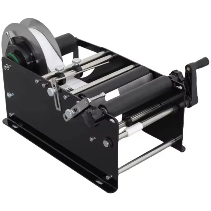 LK-SYTB10 Mesin Pelabelan Manual Mesin Pelabelan Stiker Perekat Botol Bulat Mesin Pelabelan yang Dioperasikan dengan Tangan Manual