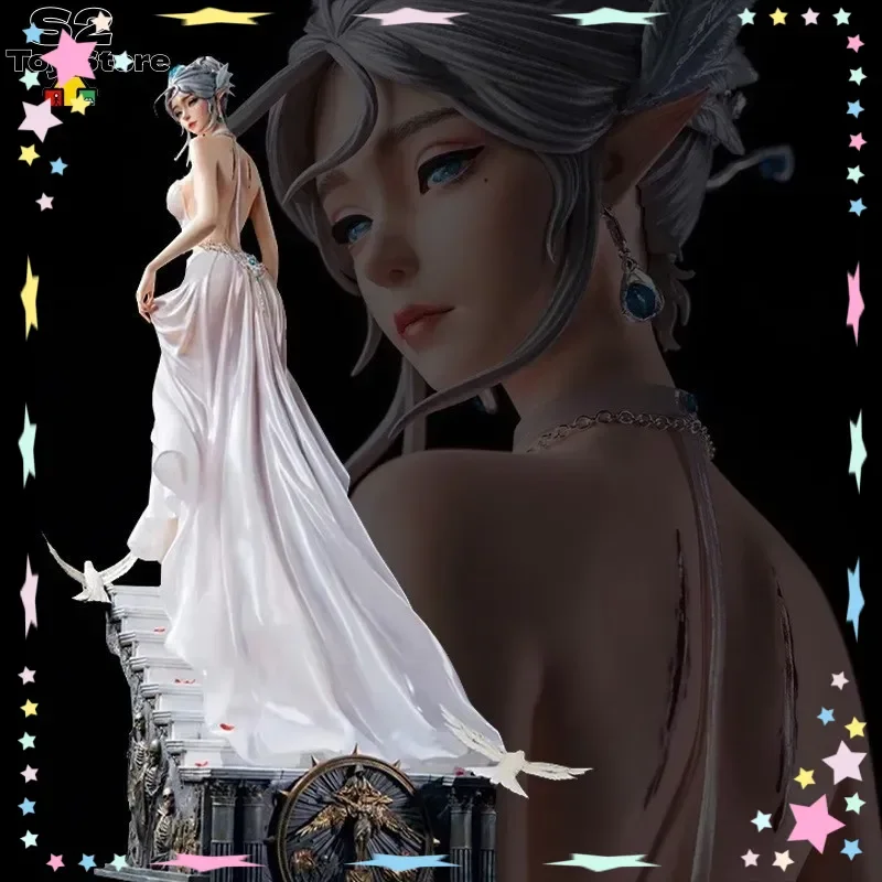 

S2 Toy Store Ice Princess Hai Qin Yan Blue White Dress Version Model Statue Collectible Decoration For Fans