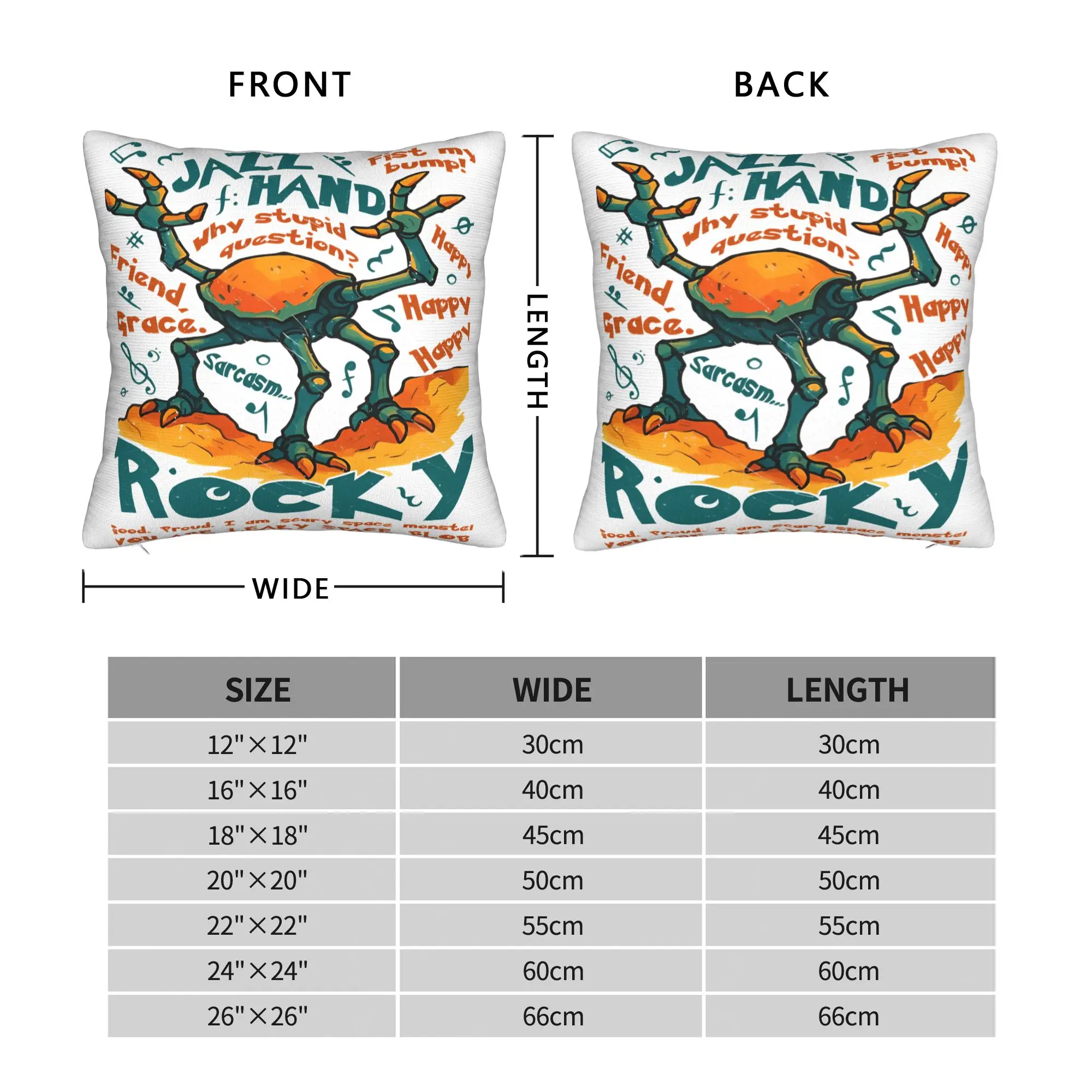 Rocky Amaze Vintage Project Hail Mary Pillowcases  Cute Funny Pillow Case For Wedding Party Home Decor Print Pillow Cover