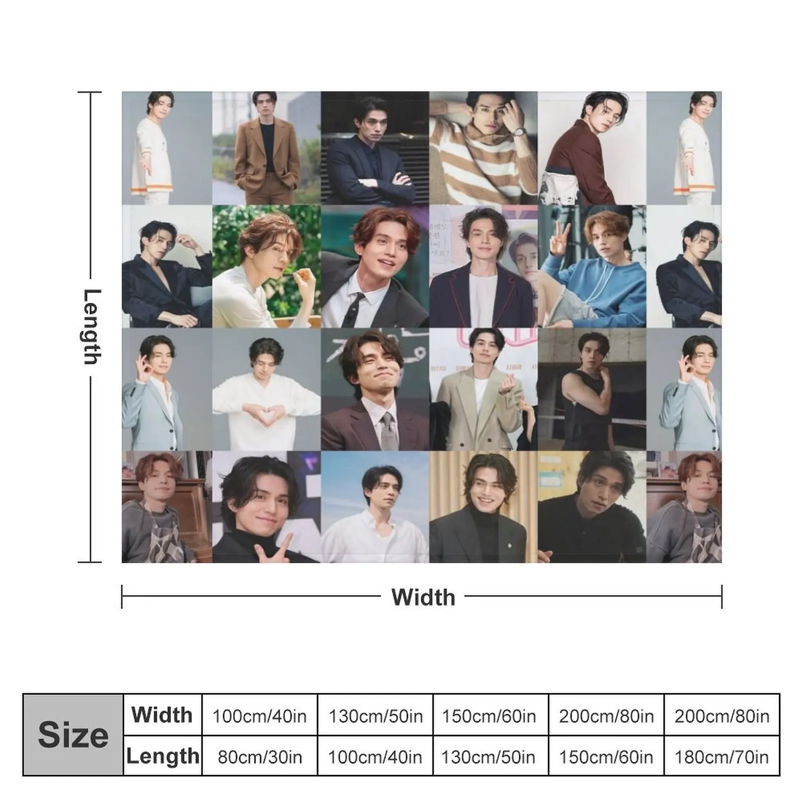 Lee Dong Wook Throw Blanket heavy to sleep Winter beds Blankets