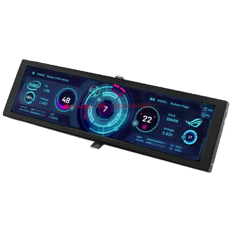 Limited Offer 8.8-Inch IPS Chassis Secondary Screen Computer Monitoring Status Type C USB Secondary Screen Free AIDA64 Picture