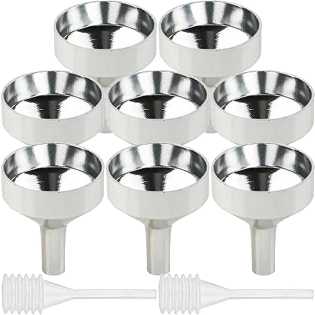 Metal Funnel Fan Pipette Mini Perfume Small Funnels for Filling Bottles Stainless Steel