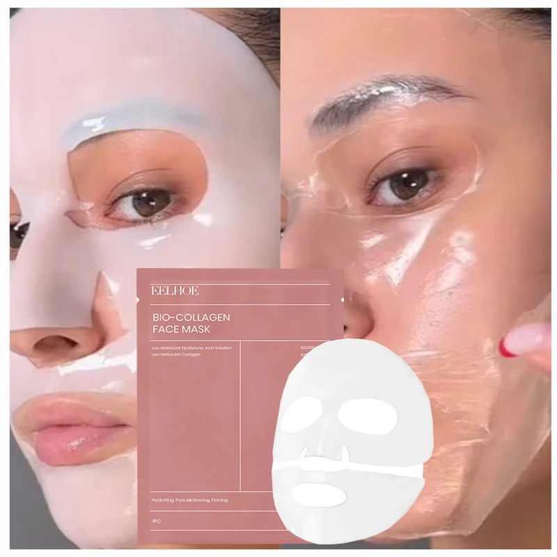 Masque facial au collagène, 1/3/5/10 pièces, rétrécit les pores, hydratation profonde, soins de la peau