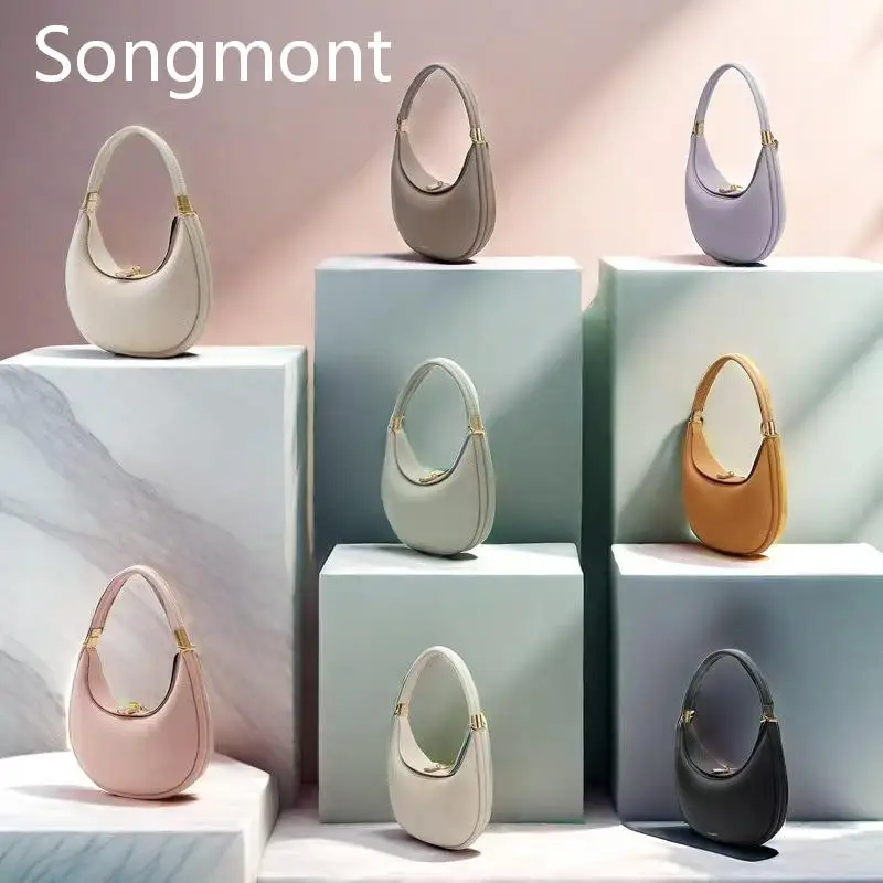 

Songmont Crescent Tote - Versatile Shoulder Bag with Top Handle, Minimalist Women's Day Bag