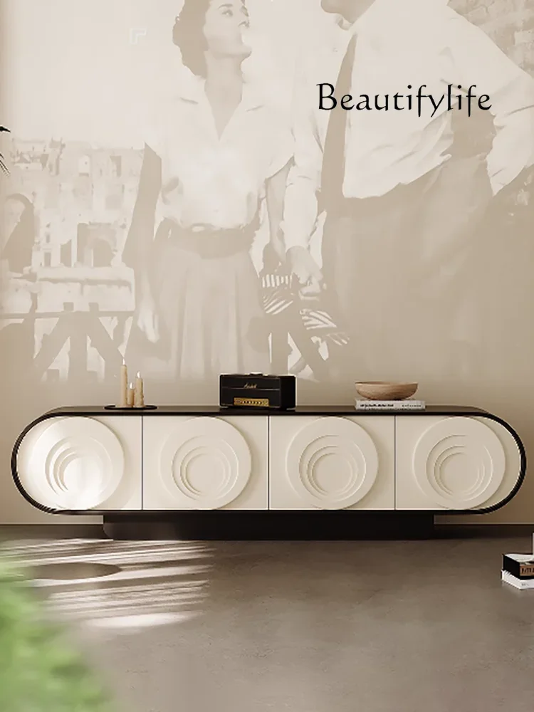 

Y Black Designer Fernsehen Tisch Furniture Organizer Tv Cabinet Storage 200Cm Minimalist House Nordic Tv Stand Modern