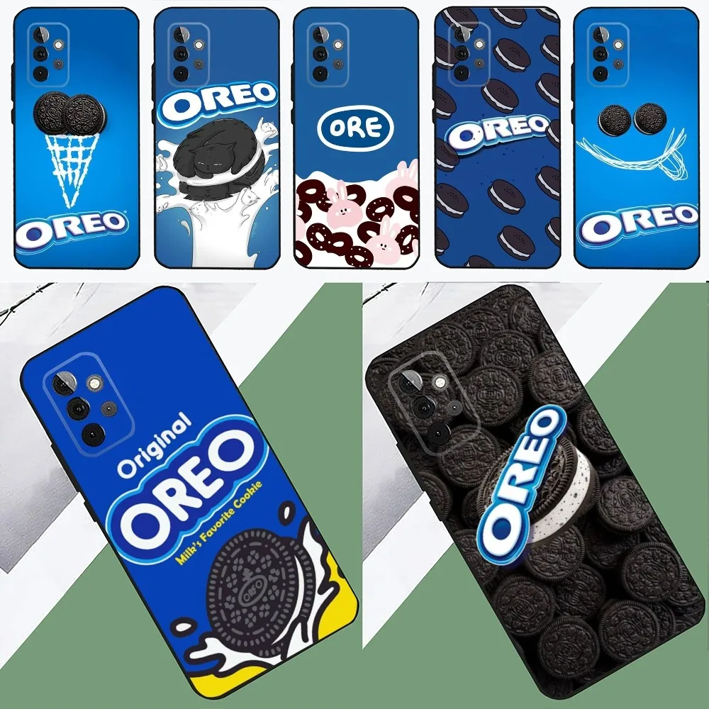 O-Oreo Milchschokolade Handyhülle für SamsungS24,23,22,21,S20,Pro10,S30Plus,S9,20lite Ultra Black Cover
