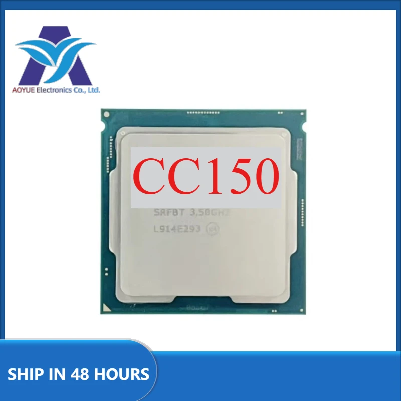 1pcs/lot Intel CC150 SRFBT 3.5GHz 8-Cores 16-Threads 14nm 95W 9th Gen CPU LGA 1151 Used Test perfect