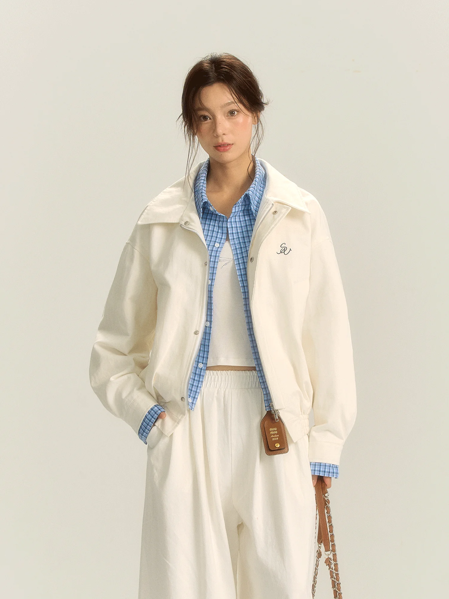 

INSLIISA Свободное длинное женское корейское пальто Sve Jaet для похудения, хлопковое повседневное пальто