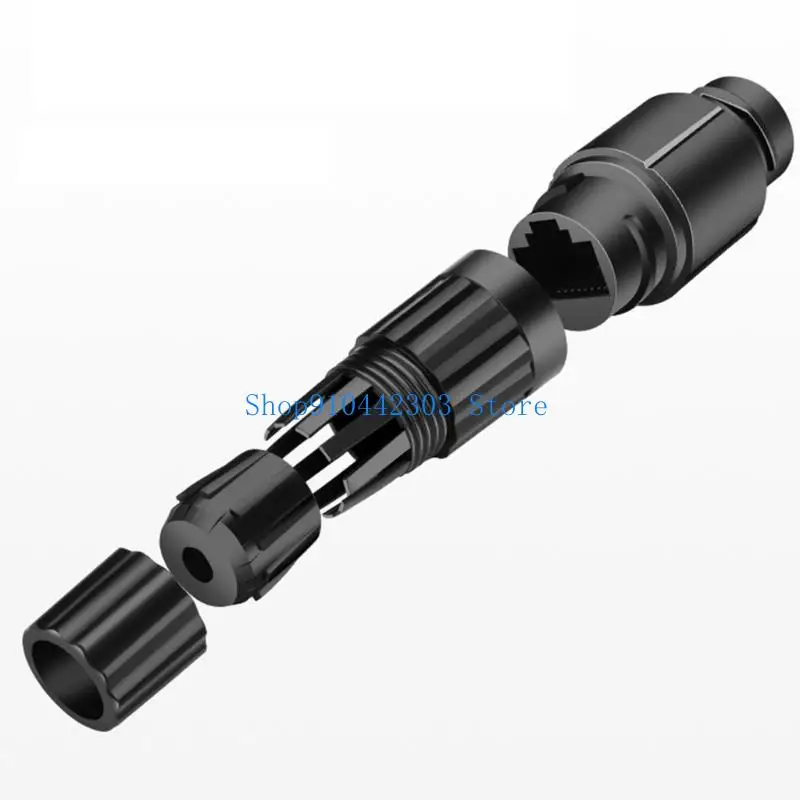 

652F IP67 Waterproof RJ45 CAT6/CAT5E/CAT5 Female to Female Coupler Connector Shielded