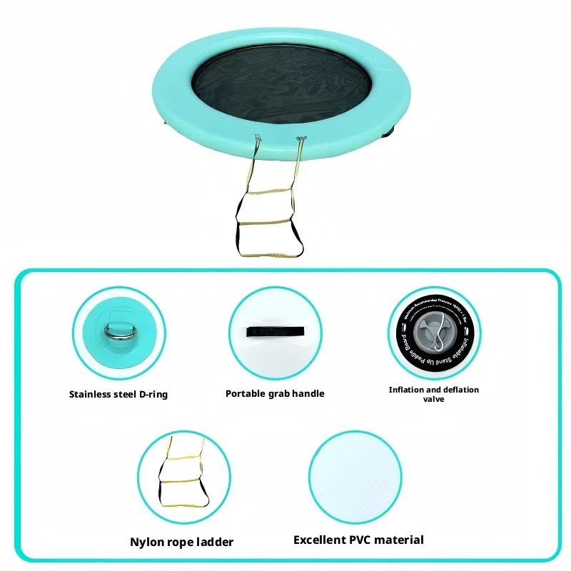 

Factory Direct 10 Person Inflatable Pool Float Island Plastic Floating Platform Sturdy for Commercial Water Amusementpromote sal