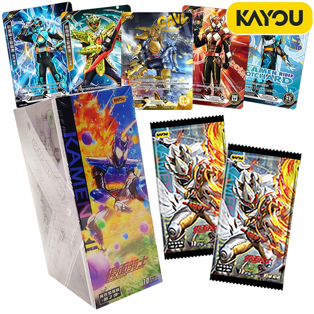 

Новая оригинальная коллекционная карта KAYOU Kamen Rider, экшн-приключение, детская анимация, высококачественная карта с персонажами, забавные праздничные подарки