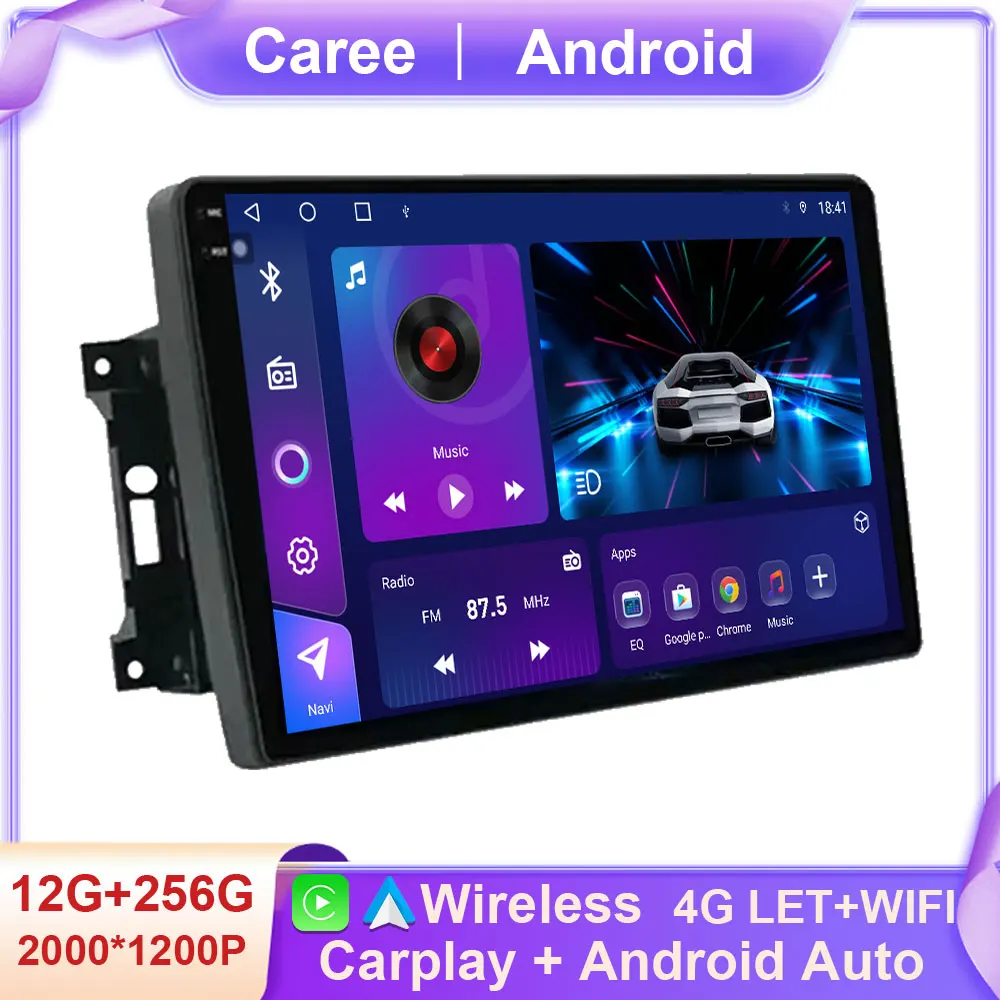

Android Auto Car Radio For Jeep Wrangler 3 JK 2007 - 2018 Stereo Multimedia Video Player GPS Navigation DSP Wireless Carplay BT