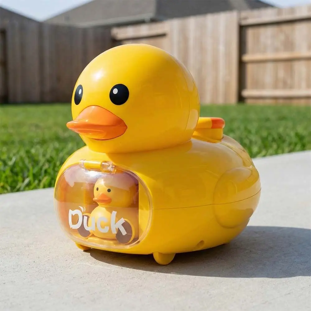 

Cartoon Design Yellow Duck Launching Toy Early Education Press Go Mini Press Go Ejector Vehicles Parent-Child Interactive