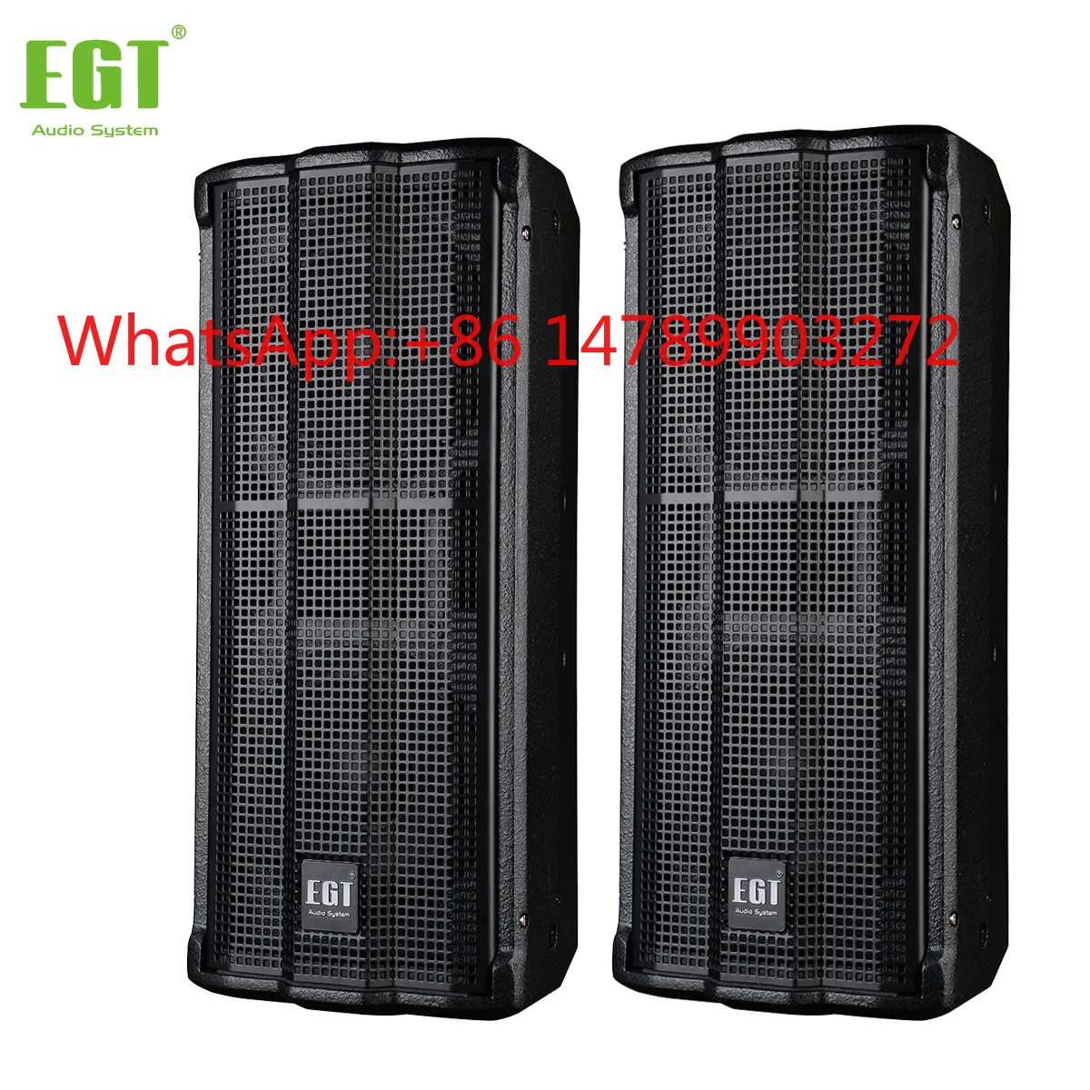 GF-206 Dual 6.5 Inch 2Way Passive Full Range Speaker Stable Tone for Small Stage Party Audio