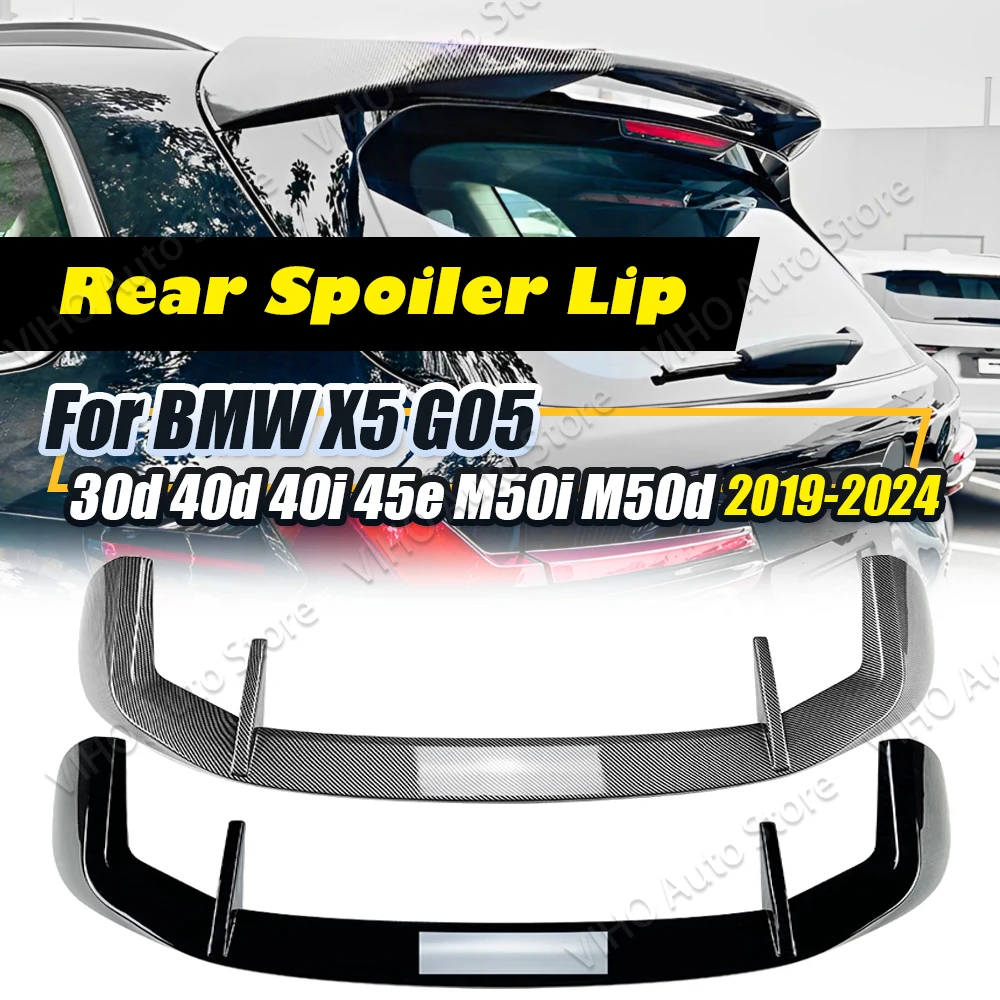 

Для BMW X5 G05 M sport 2019 2020 2021 2022 2023 2024 MP Стиль Автомобильный спойлер на багажник Задний спойлер на крышу Разделитель хвостового крыла Комплекты кузова
