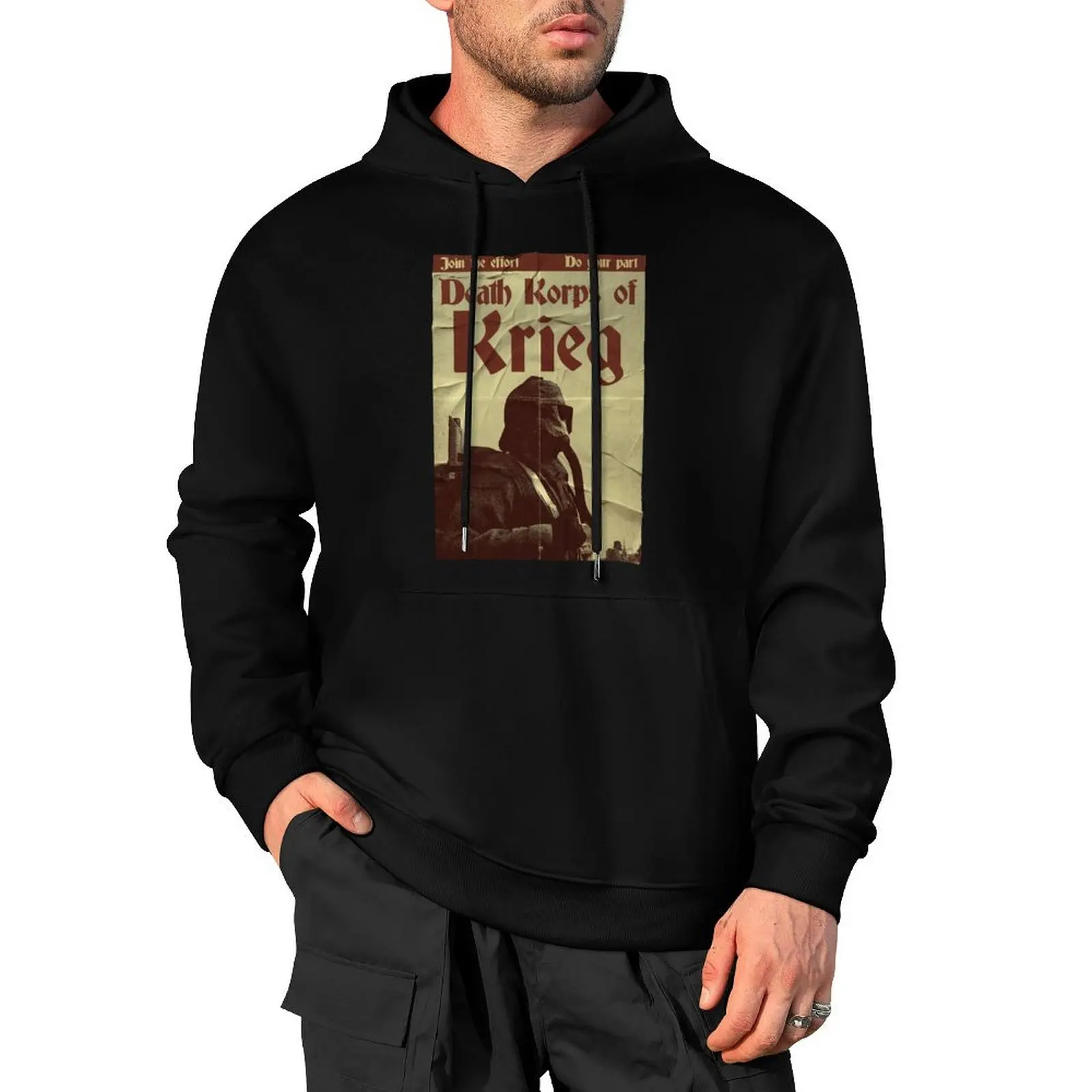 Death Korps recruitment poster Pullover Hoodie men's clothing mens clothes men's sweat-shirt korean autumn clothes hoody