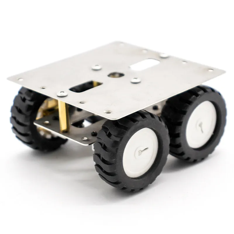 ステンレス鋼n20スマートカーシャーシ金属フレームミニロボットプラットフォームdiyロボティクス用