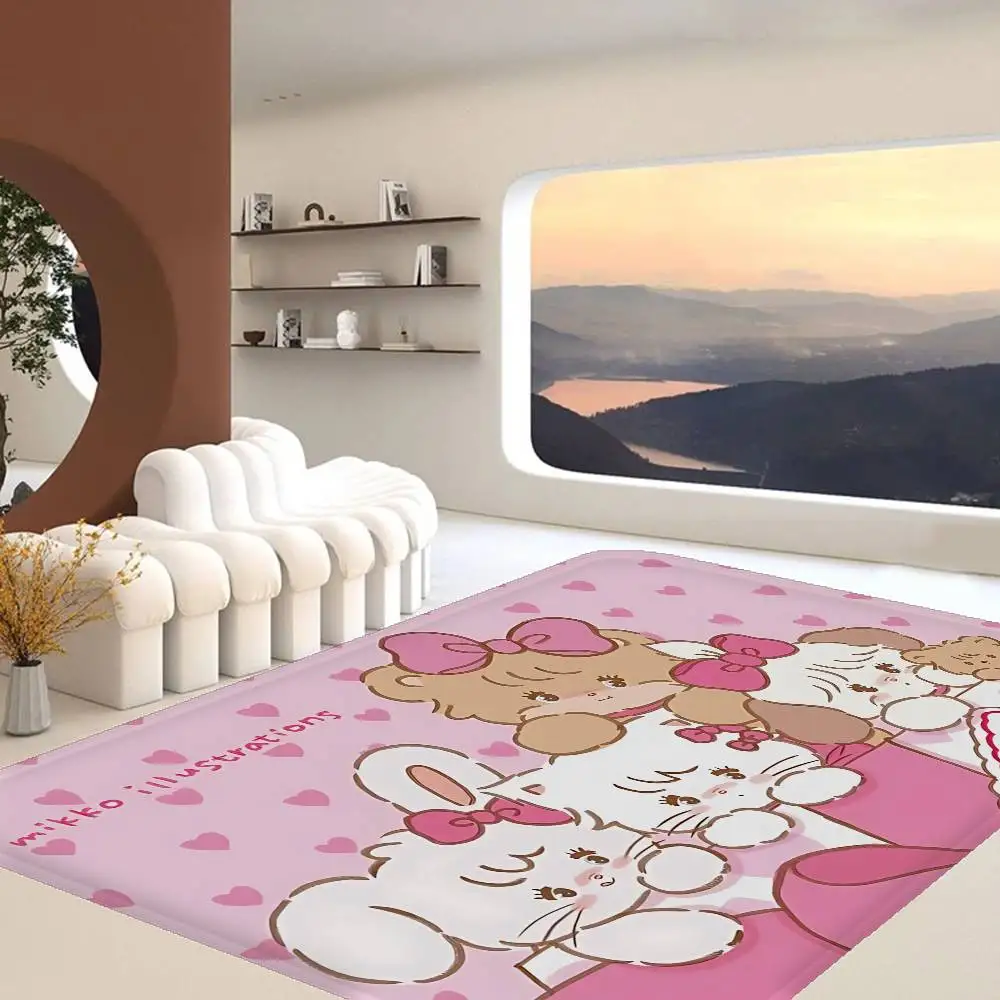 Popular Artist M-Mikko Door Mat Washable Non-Slip Living Room Sofa Chairs Area Mat Kitchen Doormat Area Rug