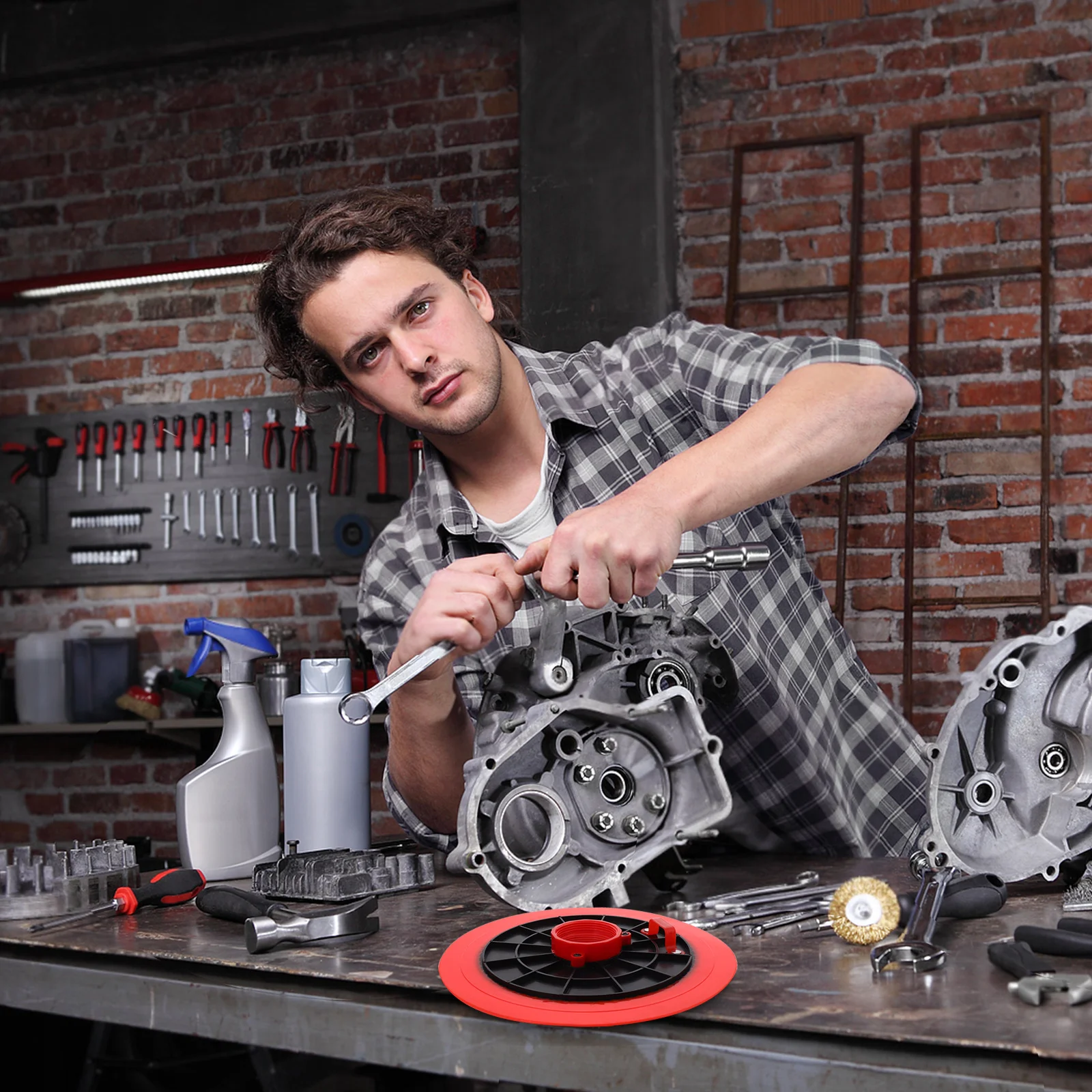 

1Set Universal Car Grease Oil Suction Pan Manual Grease Extraction Tool Leakproof Oil Pan Cover for Auto Repair Maintenance