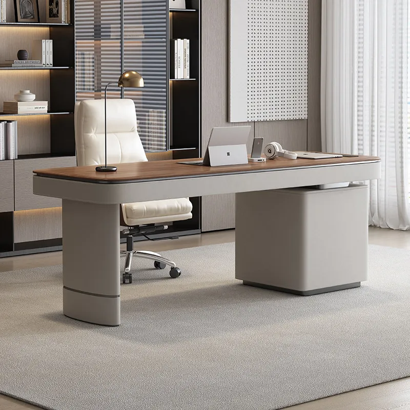 

Роскошный офисный стол из массива дерева, итальянский минималистичный компьютерный стол, дизайнерский усовершенствованный письменный стол, офисная мебель, escritorio FYDD
