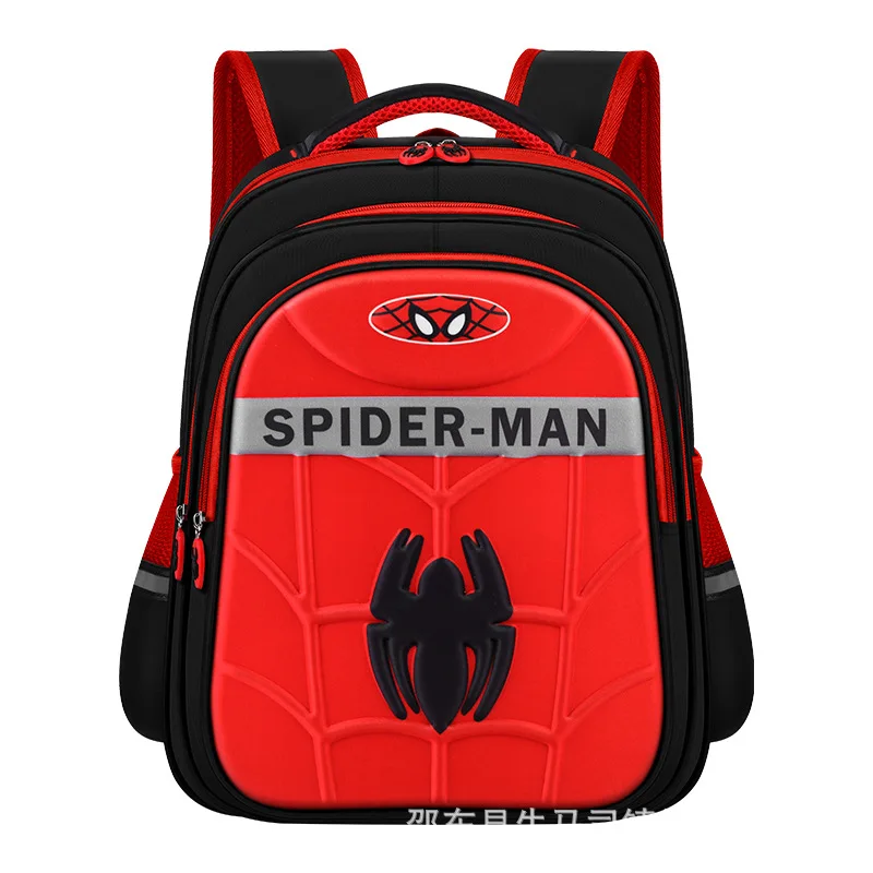 Disney Marvel Boys School Bags Grade 1-6 Spider Man Captain America Primary Student Shoulder Orthopedic Backpack Gifts Mochilas