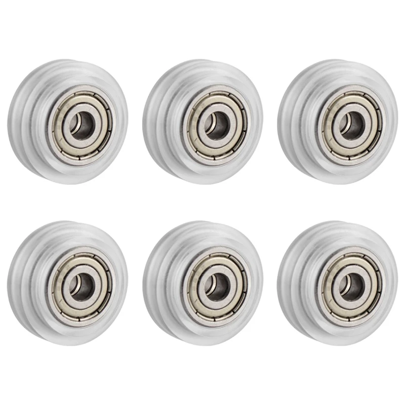 20Pcs 3D Printer Clear Polycarbonate Wheel Plastic Pulley Linear Bearing For Creality CR-10 S5 Ender 3 Pro Printer