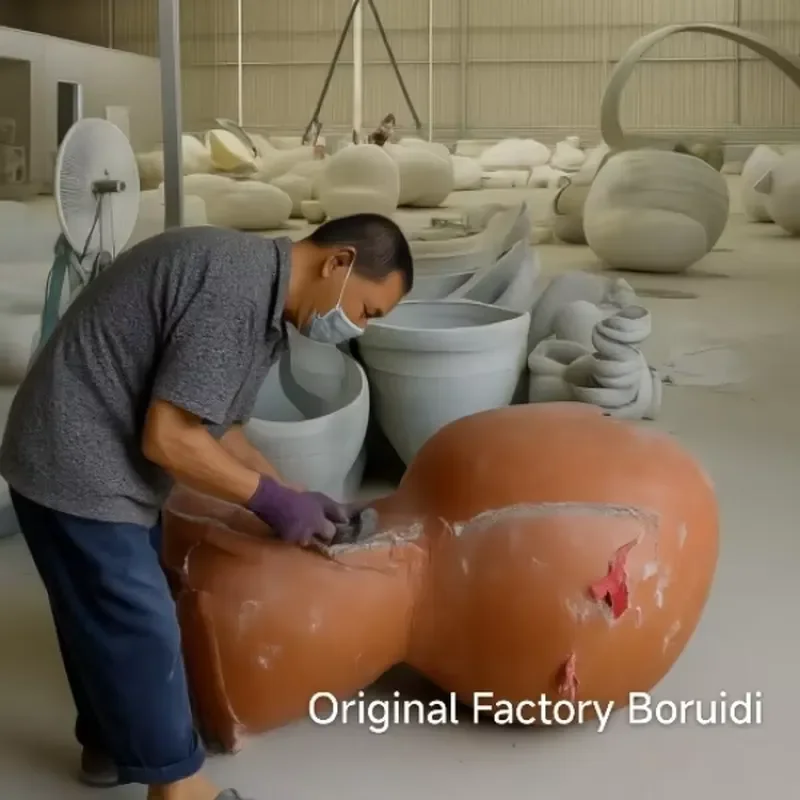 Customized Fiberglass Statue Outdoor Fiberglass Statues Fiberglass Sculpture Creative Statue
