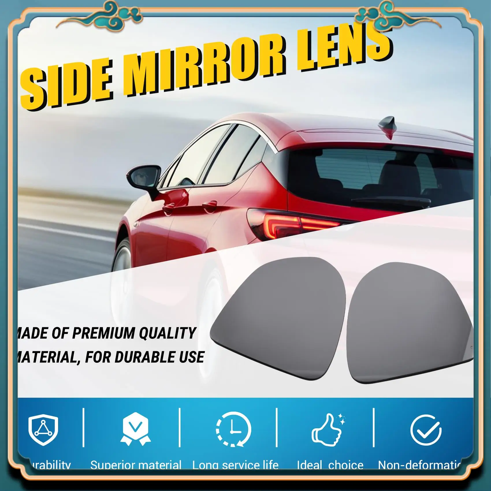 

Latest Car Heated Rear Mirror Glass Lens For Opel Vauxhall Astra K 2015-2019 Side Mirror Lens