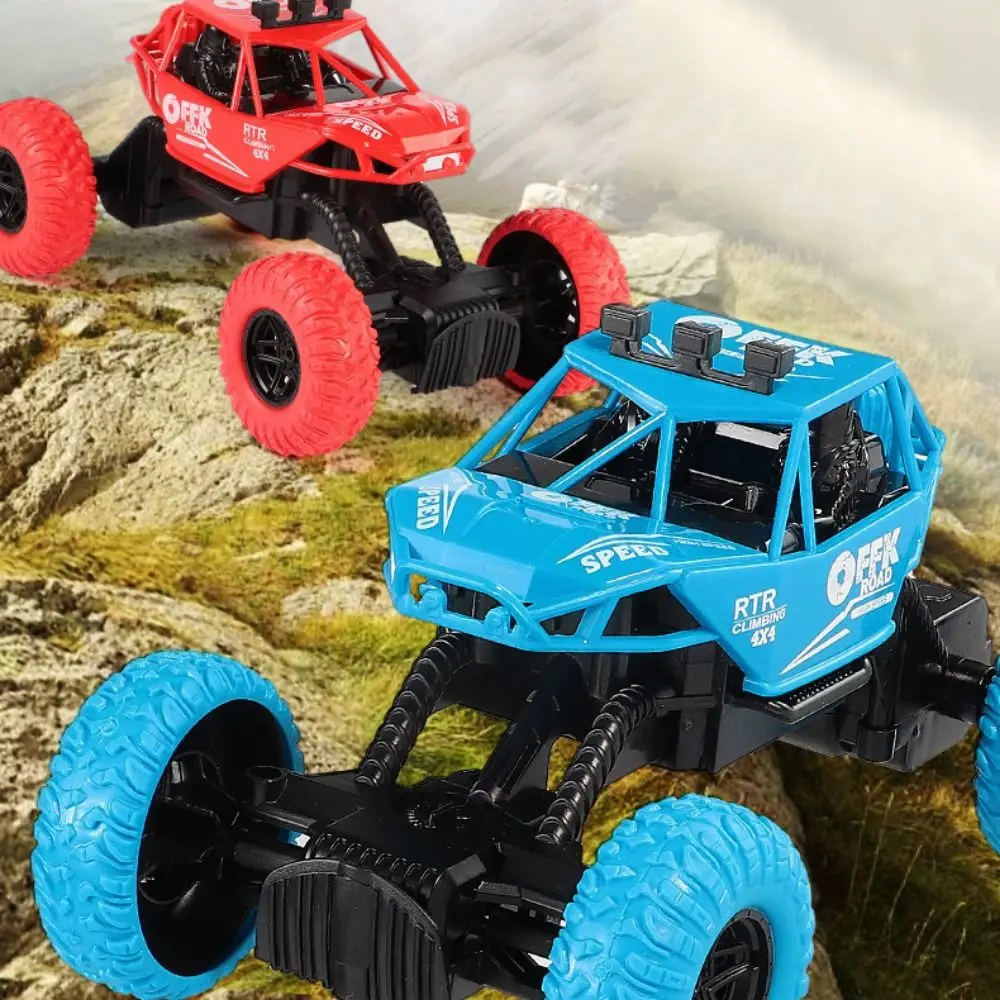 

With Lights Remote Control Off-Road Vehicle Rubber Wheels Waterproof Remote Control Toys Cars 2WD Anti-Slip Off-Road Toy Car