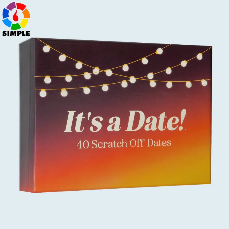 

It's a Date!, 40 Fun and Romantic Scratch Off Date Ideas Card Game