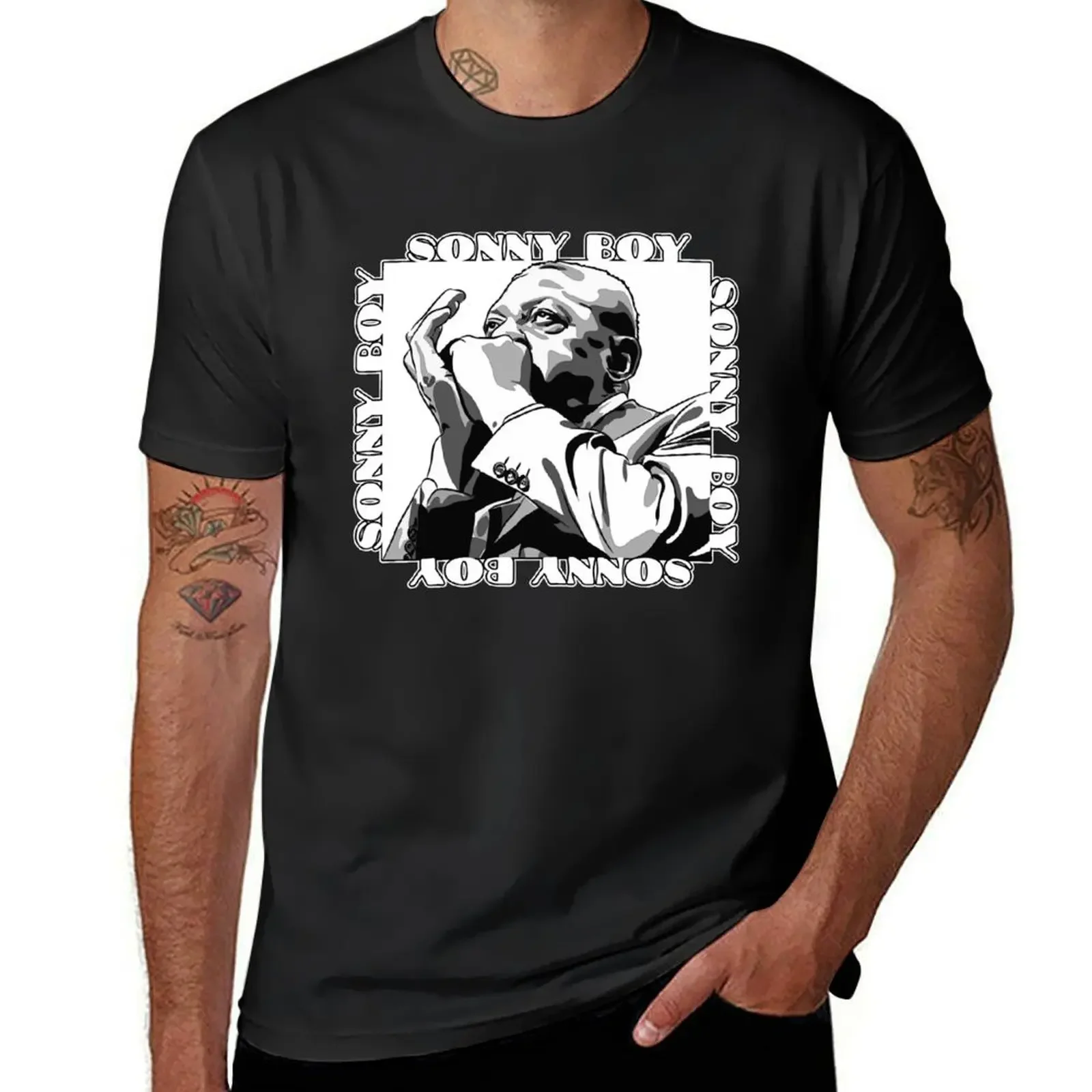 Sonny Boy Williamson T-Shirt vintage clothes new edition men graphic t shirts