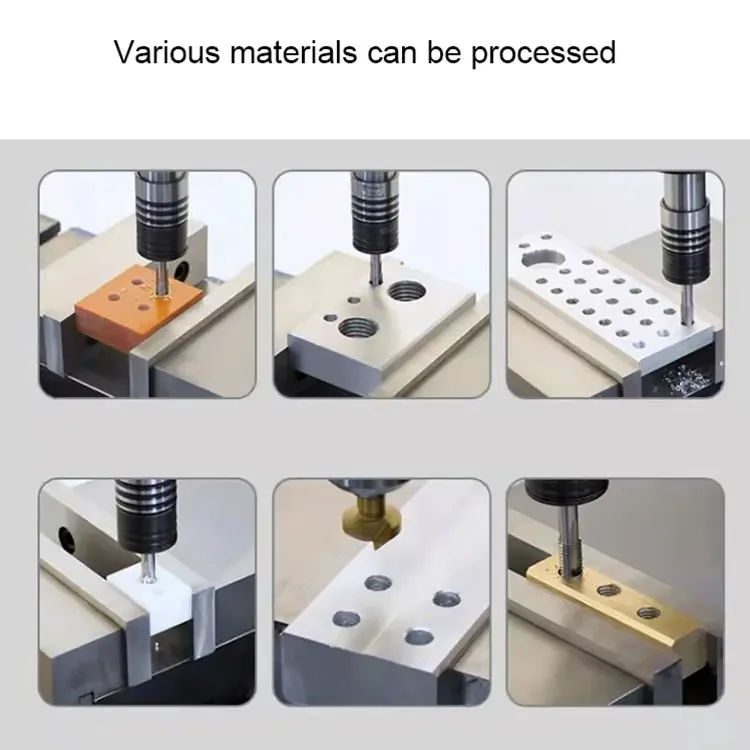 M3-M16 Hot Cnc Automatic Flexible Arm Nut Screw Servo Electric Tapping Machine for pipe metal thread drilling machine