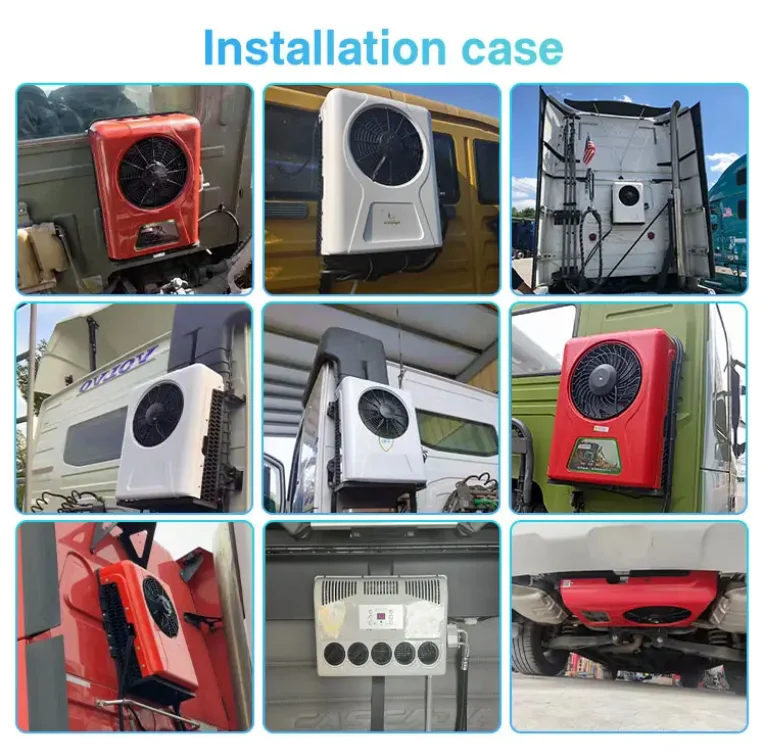 12-volt air Conditioning, Split air Conditioning for A.utomobiles, Tractors, Trailers, A.PUs and Semi-trucks