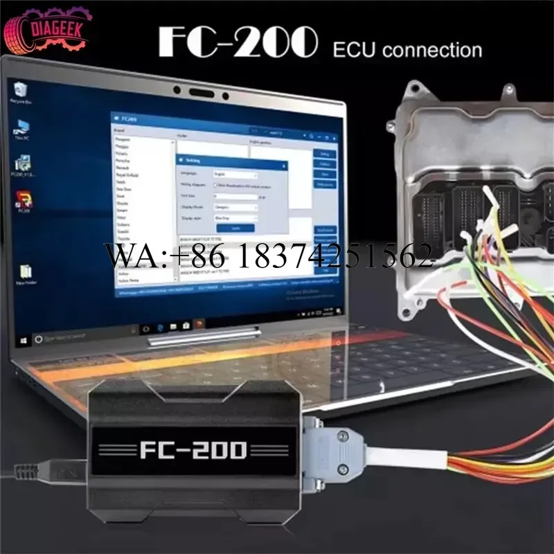 Wmwmnu for FC200 ECU Programmer Full Version with MPC5XX Adapter AT200 Adapter 3 Operating Modes Upgrade of AT200