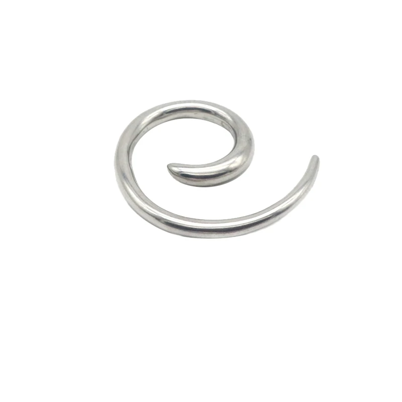 Surgical Steel Ear Expander Plugs Snail Earring Swirl Fashion Body Piercing Jewelry 3mm 4mm 5mm 6mm Gauge Stretchers