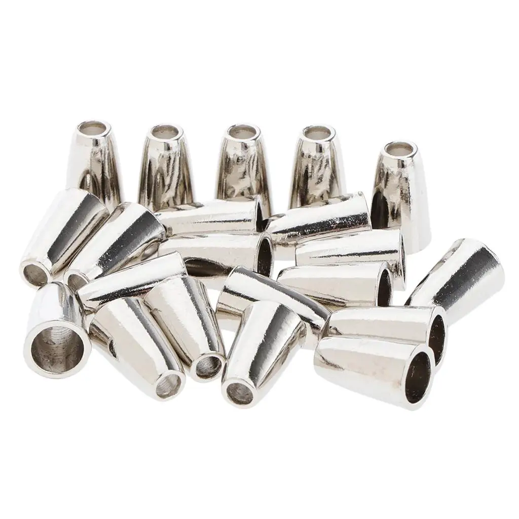Conical Rope Stopper Cord End Zinc Alloy Bell Lock Fastener DIY Clothing for Rope Braiding Machine
