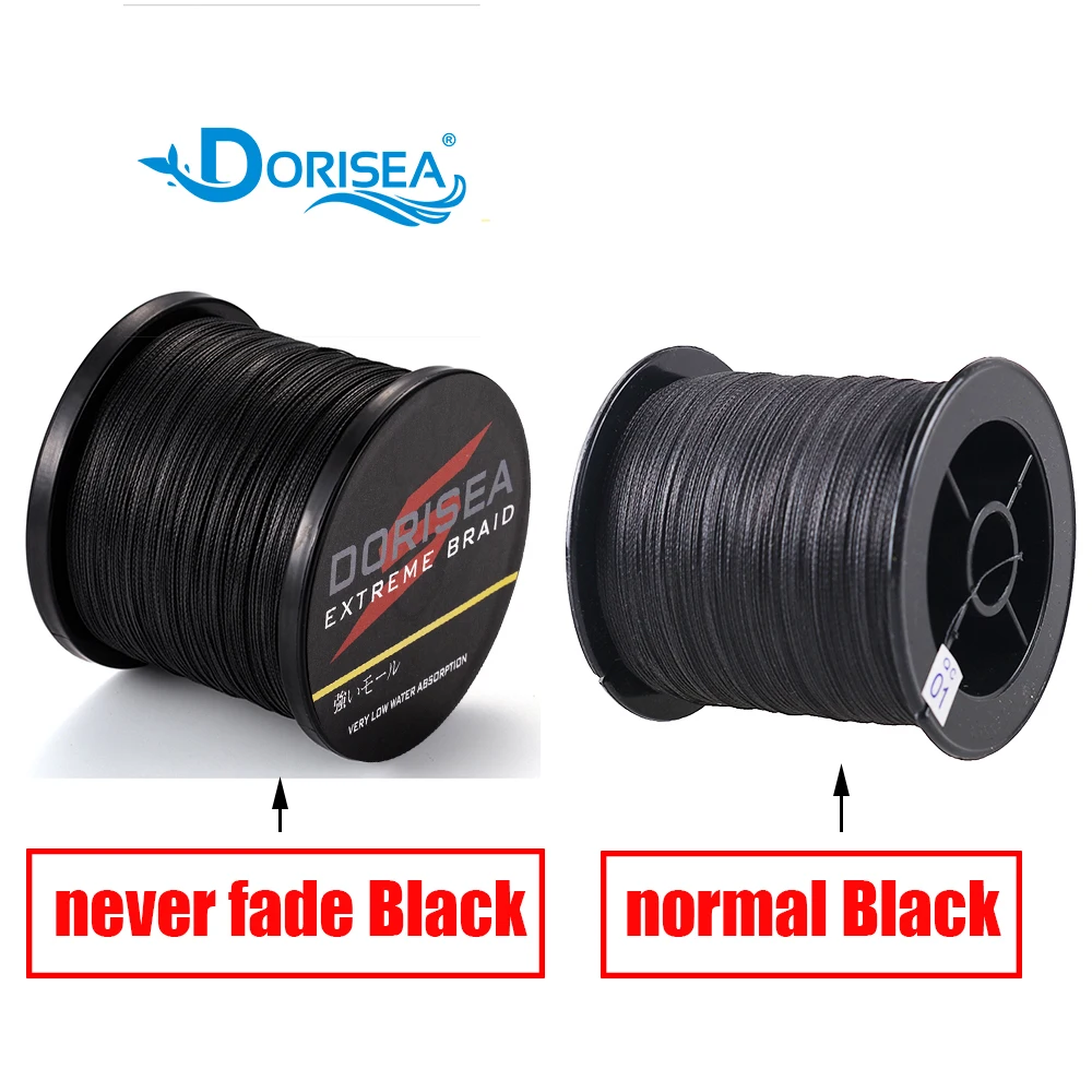 DORISEA "NEVER FADE" Black Red 8 Strands 100M 300M 500M 1000M 2000M PE  Multifilame Braided Fishing Line - AliExpress 18