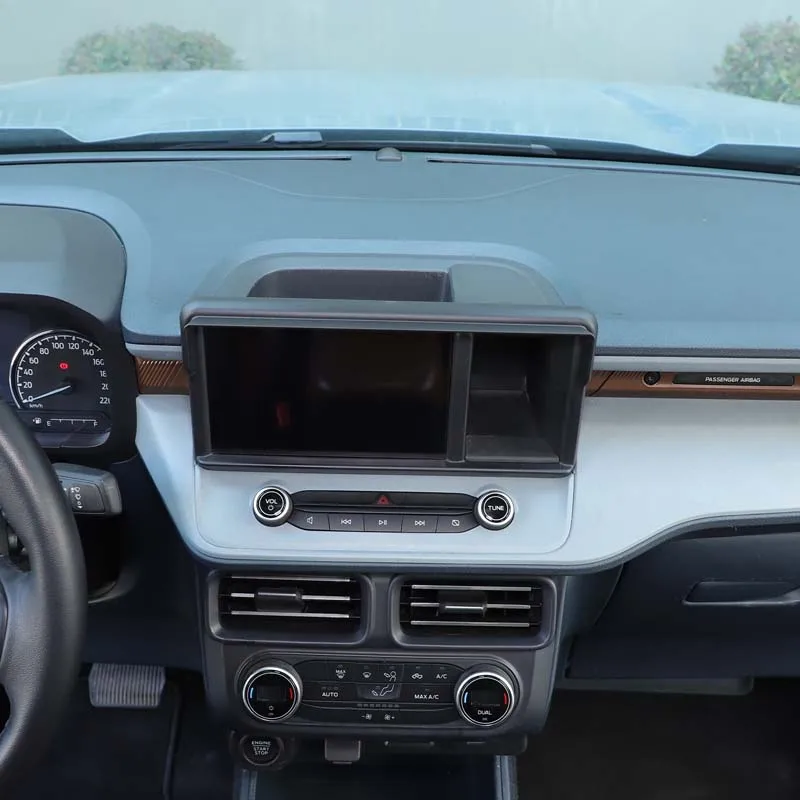 

For Ford Maverick 2022-2025 ABS Black Car GPS Navigation Sun Shade Display Screen Visor Interior Car Accessories