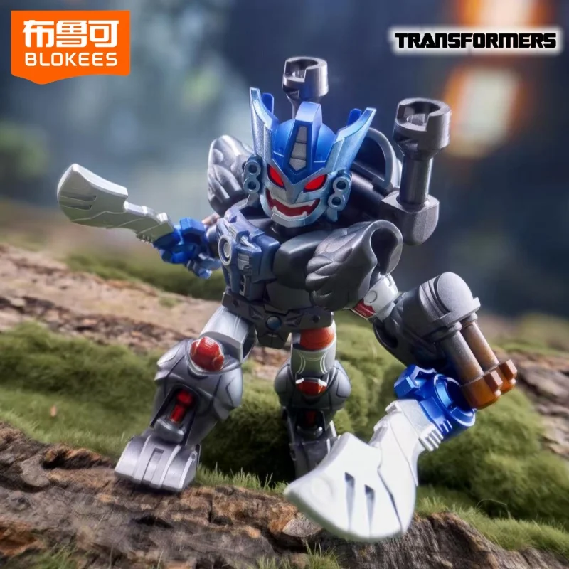 BLOKEES Transformers Building Blocks 6th Anime Cartoon Assembled Megatron Toy Model Desktop Ornaments Children's Holiday Gifts