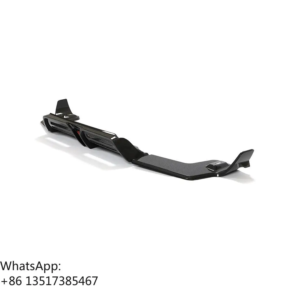 Prepreg Carbon Fiber Car Rear Bumper Diffuser Rear Lip for Porsche Macan GTS Sport 2022 2023 view 3