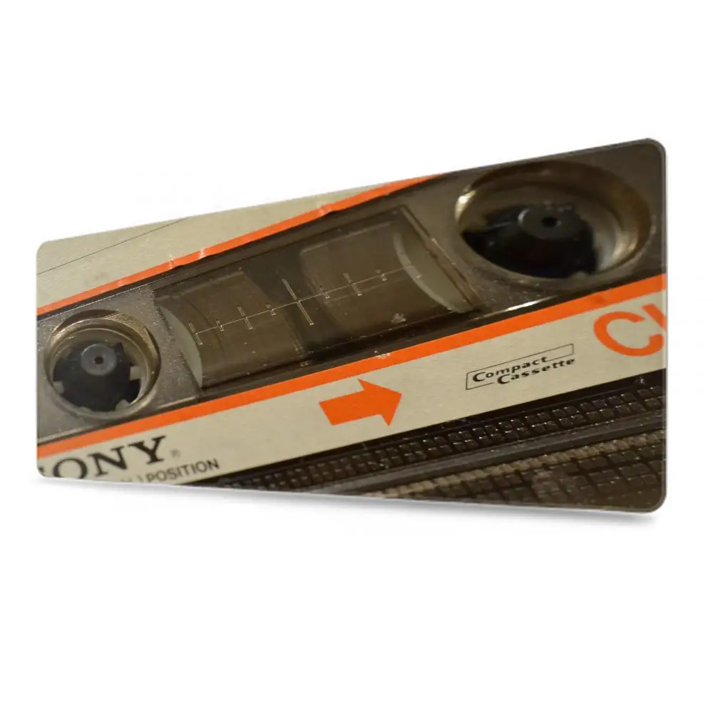 Vintage Cassette Music Tape Computer Mouse Pad Speed Desk Mat Mousepad Gamer Gaming Accessories Keyboard Cabinet Mats Pc Xxl Rgb