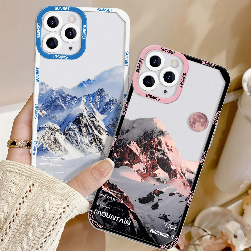 Snow Mountain Case For Xiaomi Redmi Note 10 Pro Case Funda Poco X4 X3 M4 Pro Redmi Note 11 9 8Pro Mi 11 Lite 5G NE 11T Pro Cover