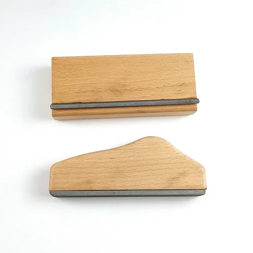 Imagen 2 del producto Traste de Guitarra de madera maciza 2 en 1, herramienta de limas biseladas empotradas, lima de traste fina de acero, herramienta Luthier para Guitarra