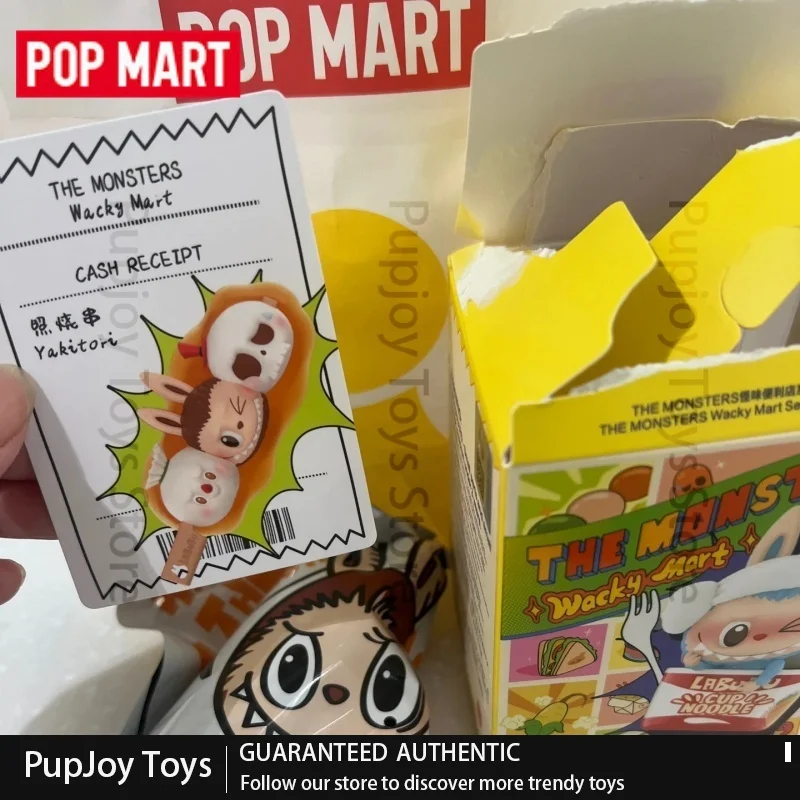 

Genuine Pop Mart Labubu The Monsters Series Labubu Wacky Mart Blind Box Mystery Boxes Hippers Girls Toys Cute Stuff Random Box