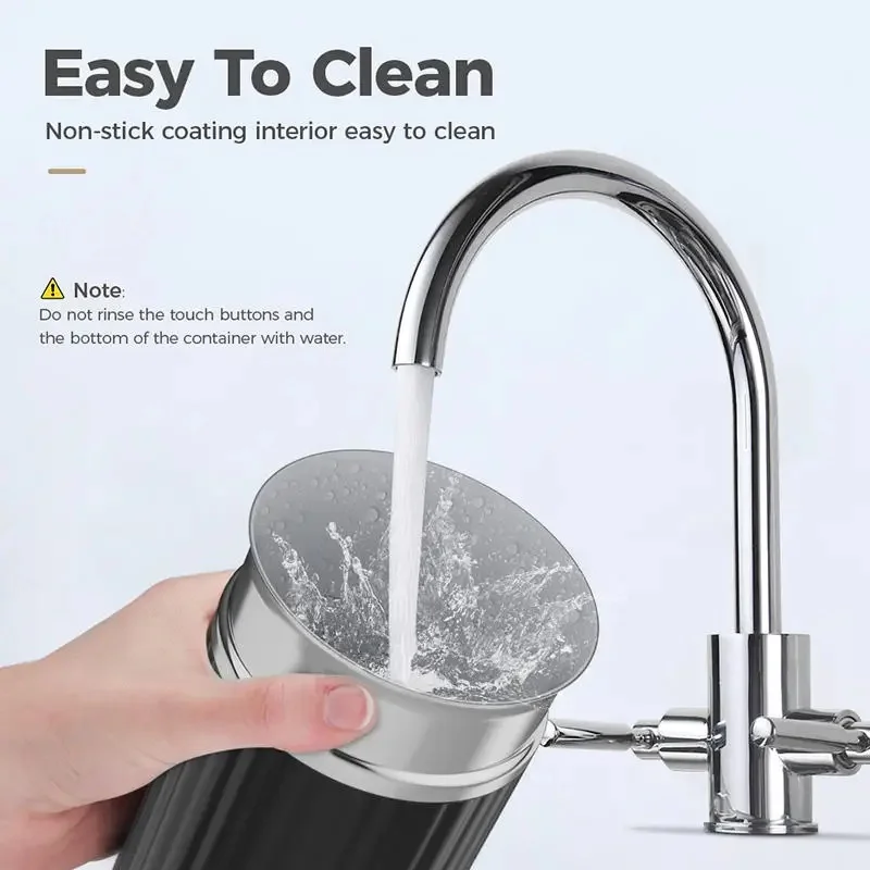 Electric Milk Frother 550W Hot and Cold Milk Coffee Whip Household Frother Suitable for Latte Cappuccino Hot Chocolate